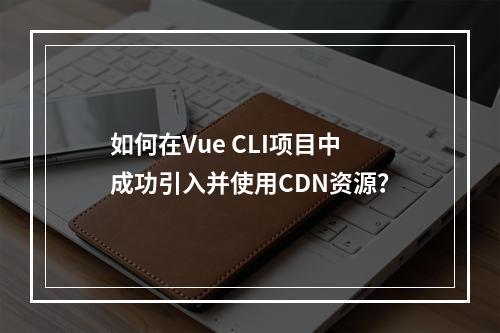 如何在Vue CLI项目中成功引入并使用CDN资源?