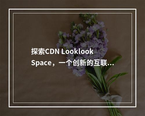 探索CDN Looklook Space,一个创新的互联网加速解决方案?