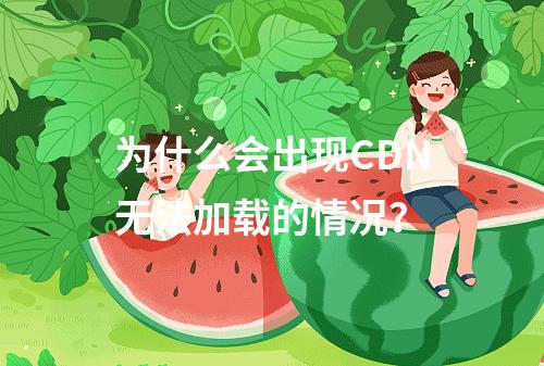 为什么会出现CDN无法加载的情况?