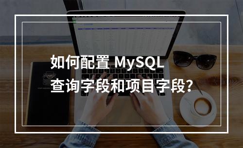 如何配置 MySQL 查询字段和项目字段?