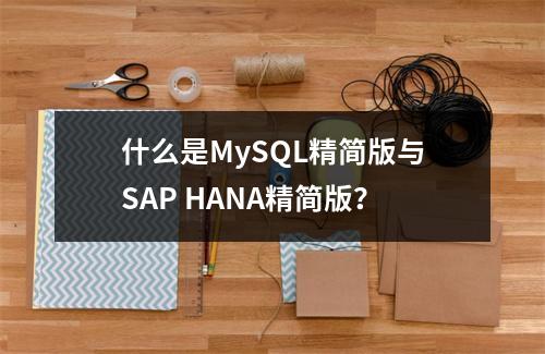 什么是MySQL精简版与SAP HANA精简版?