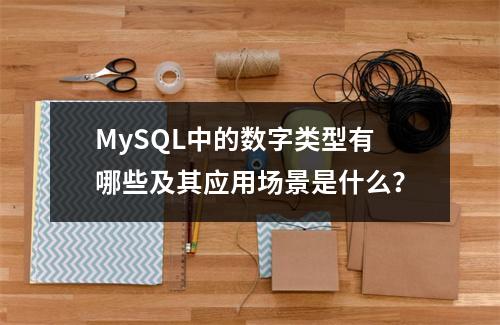 MySQL中的数字类型有哪些及其应用场景是什么?