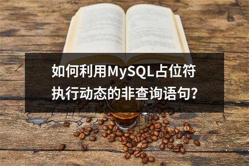 如何利用MySQL占位符执行动态的非查询语句?