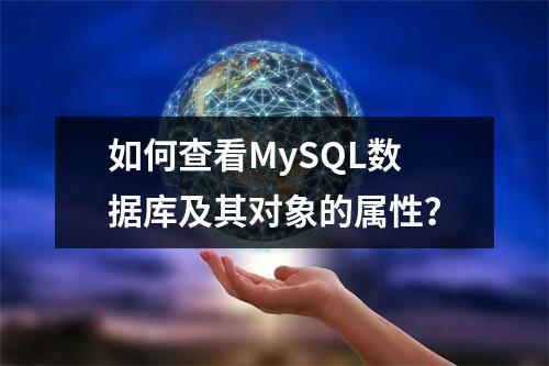 如何查看MySQL数据库及其对象的属性?