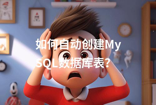 如何自动创建MySQL数据库表?