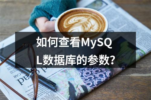 如何查看MySQL数据库的参数?