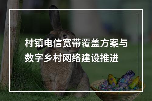 村镇电信宽带覆盖方案与数字乡村网络建设推进
