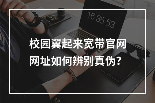 校园翼起来宽带官网网址如何辨别真伪？