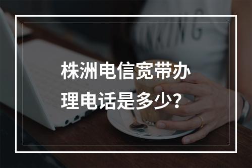 株洲电信宽带办理电话是多少？