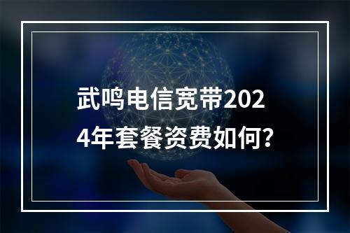 武鸣电信宽带2024年套餐资费如何？