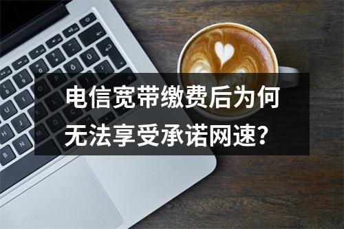 电信宽带缴费后为何无法享受承诺网速？