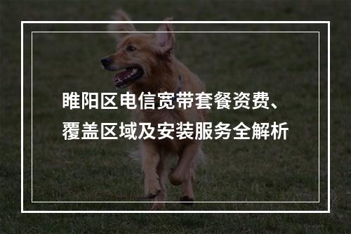 睢阳区电信宽带套餐资费、覆盖区域及安装服务全解析