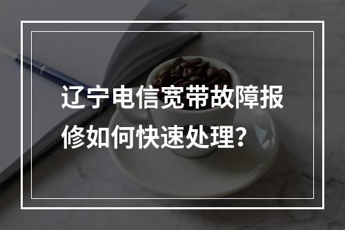 辽宁电信宽带故障报修如何快速处理？