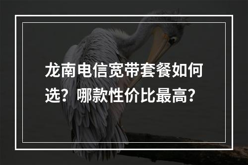 龙南电信宽带套餐如何选？哪款性价比最高？