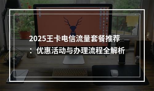 2025王卡电信流量套餐推荐：优惠活动与办理流程全解析