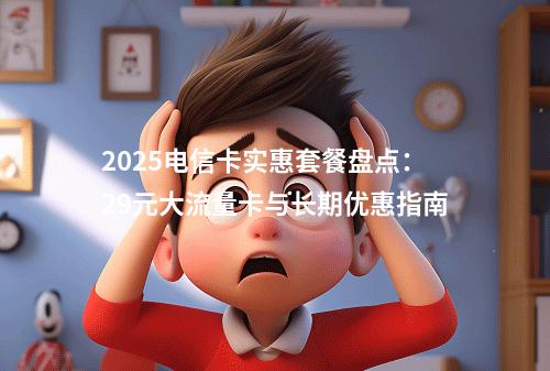 2025电信卡实惠套餐盘点：29元大流量卡与长期优惠指南