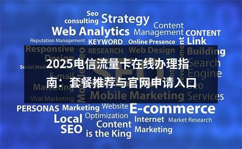 2025电信流量卡在线办理指南：套餐推荐与官网申请入口