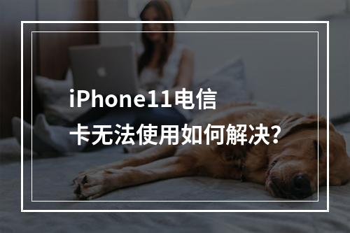 iPhone11电信卡无法使用如何解决？