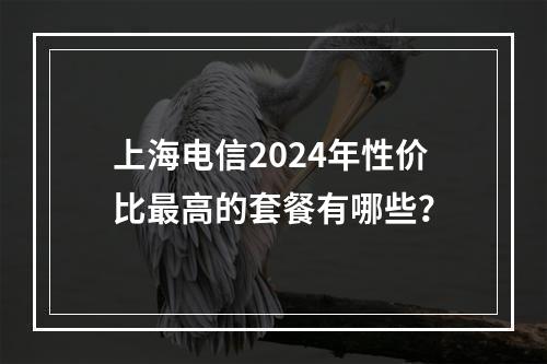 上海电信2024年性价比最高的套餐有哪些？