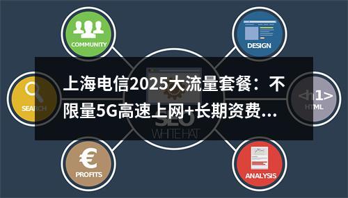 上海电信2025大流量套餐：不限量5G高速上网+长期资费优惠