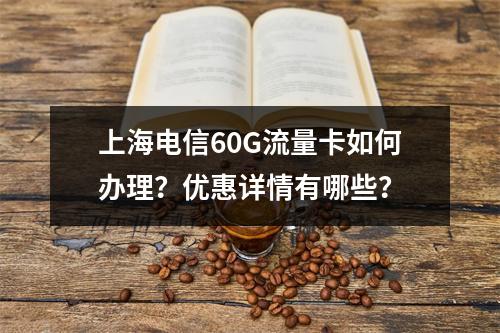 上海电信60G流量卡如何办理？优惠详情有哪些？