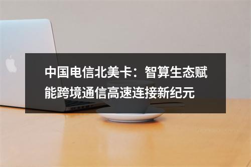中国电信北美卡：智算生态赋能跨境通信高速连接新纪元