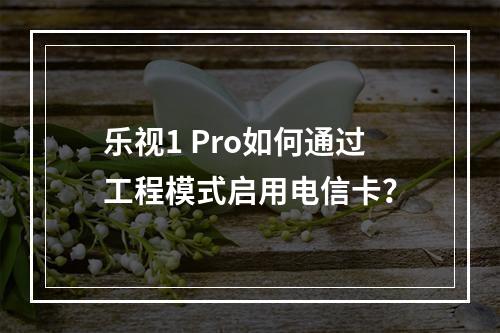 乐视1 Pro如何通过工程模式启用电信卡？
