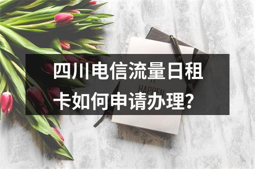 四川电信流量日租卡如何申请办理？
