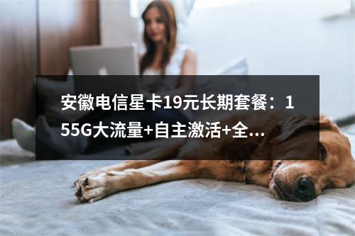 安徽电信星卡19元长期套餐：155G大流量+自主激活+全国可办