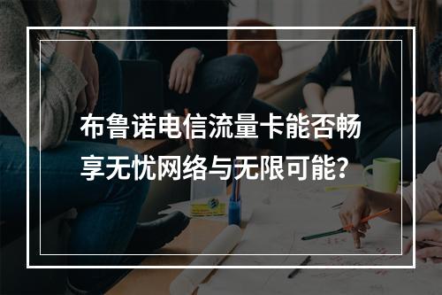 布鲁诺电信流量卡能否畅享无忧网络与无限可能？