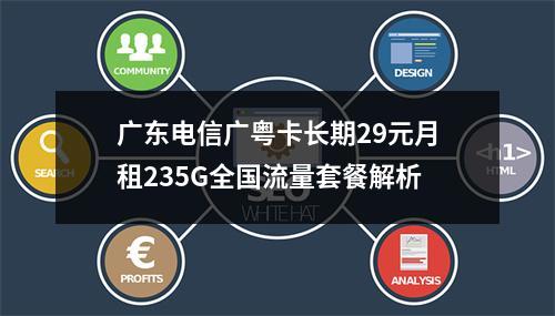 广东电信广粤卡长期29元月租235G全国流量套餐解析