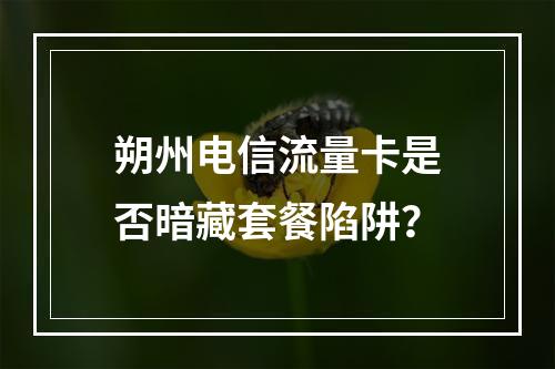 朔州电信流量卡是否暗藏套餐陷阱？