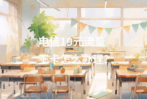 电信19元流量王卡怎么办理？