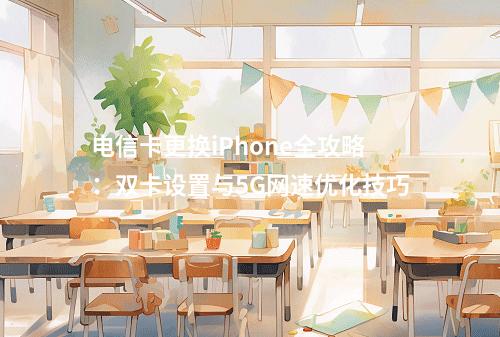 电信卡更换iPhone全攻略：双卡设置与5G网速优化技巧