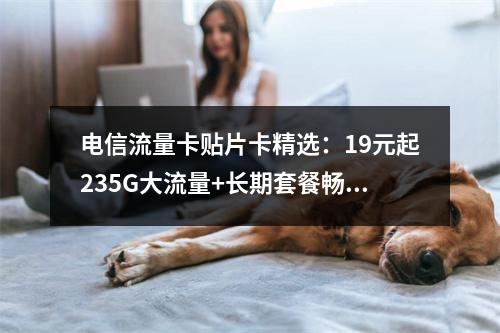 电信流量卡贴片卡精选：19元起235G大流量+长期套餐畅享无忧