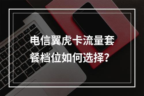 电信翼虎卡流量套餐档位如何选择？