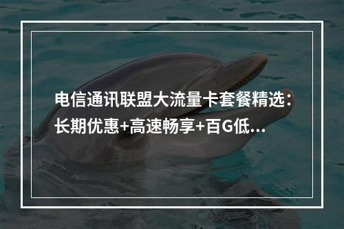 电信通讯联盟大流量卡套餐精选：长期优惠+高速畅享+百G低价