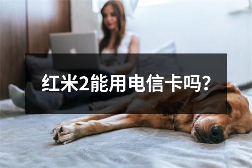 红米2能用电信卡吗？