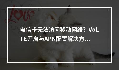 电信卡无法访问移动网络？VoLTE开启与APN配置解决方案