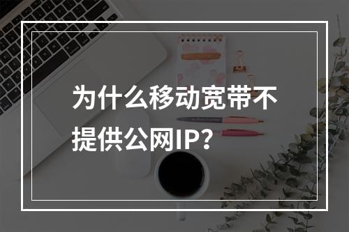为什么移动宽带不提供公网IP？