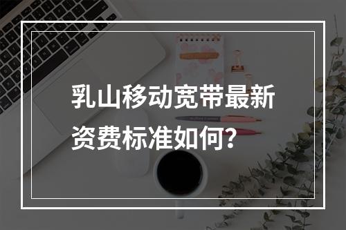 乳山移动宽带最新资费标准如何？