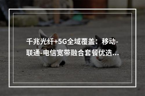 千兆光纤+5G全域覆盖：移动-联通-电信宽带融合套餐优选指南