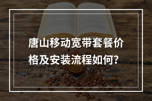 唐山移动宽带套餐价格及安装流程如何？