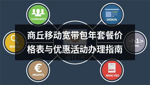 商丘移动宽带包年套餐价格表与优惠活动办理指南