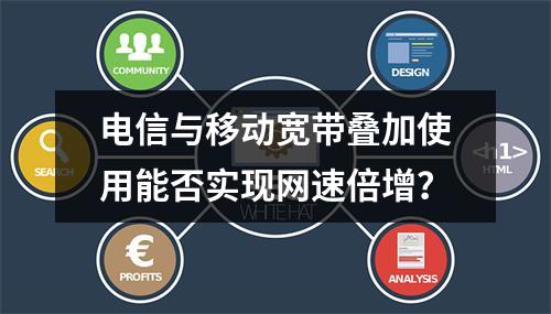 电信与移动宽带叠加使用能否实现网速倍增？