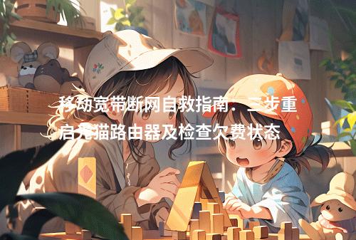 移动宽带断网自救指南：三步重启光猫路由器及检查欠费状态