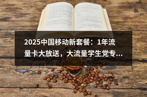 2025中国移动新套餐：1年流量卡大放送，大流量学生党专享