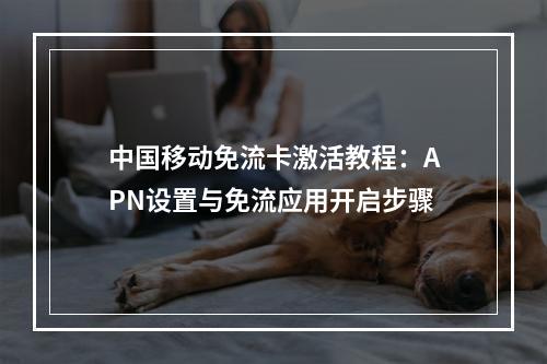 中国移动免流卡激活教程：APN设置与免流应用开启步骤