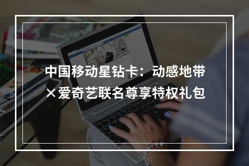 中国移动星钻卡：动感地带×爱奇艺联名尊享特权礼包