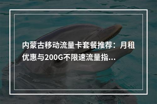 内蒙古移动流量卡套餐推荐：月租优惠与200G不限速流量指南